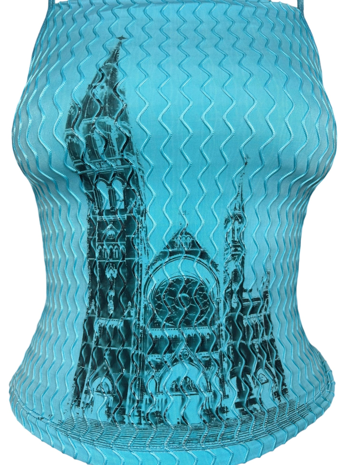 Cathedral Blue Tank - S/M