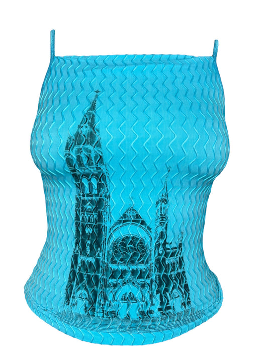 Cathedral Blue Tank - S/M