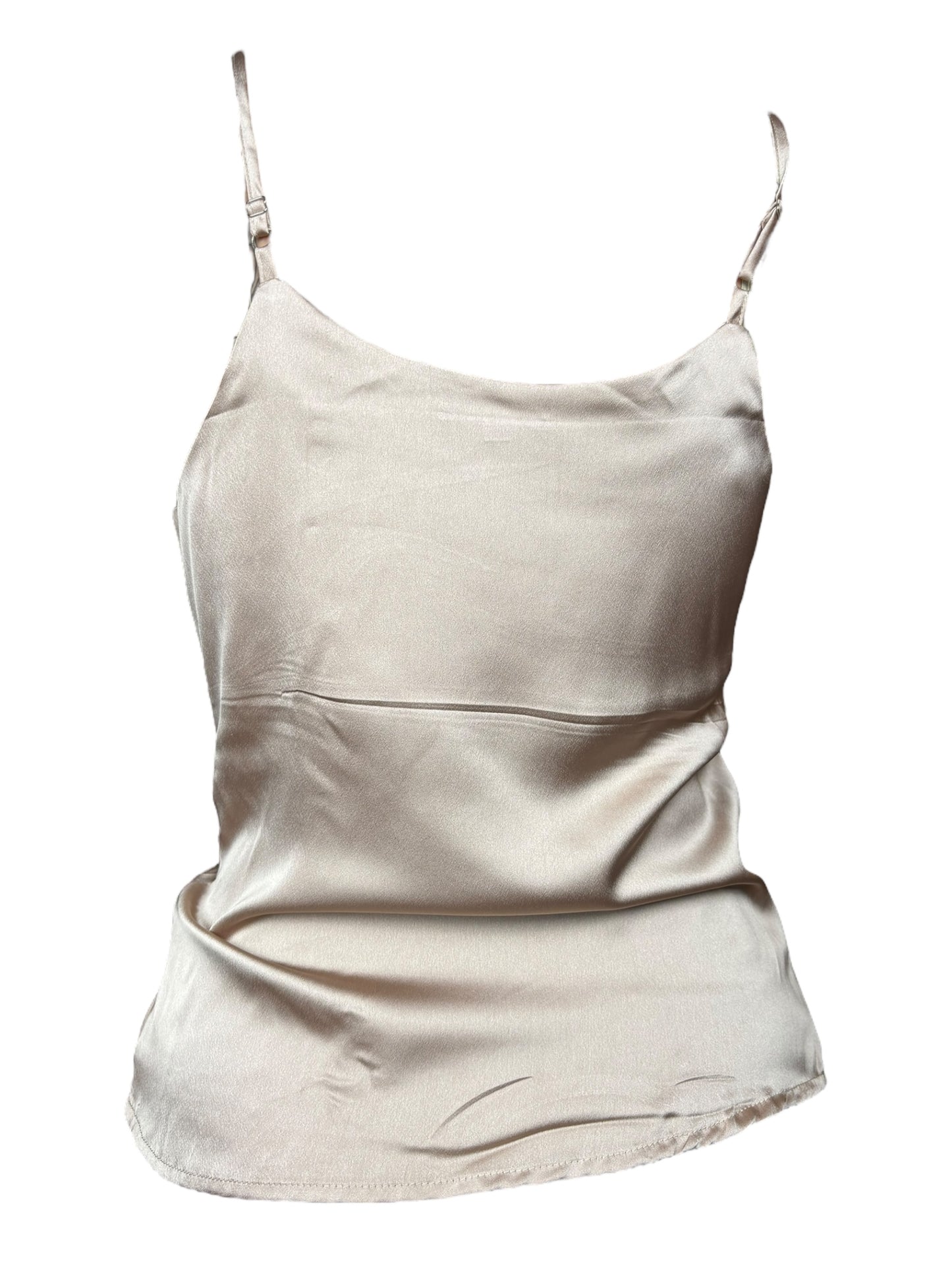 Sweet Tooth Taupe Cowl Neck Tank - M/L