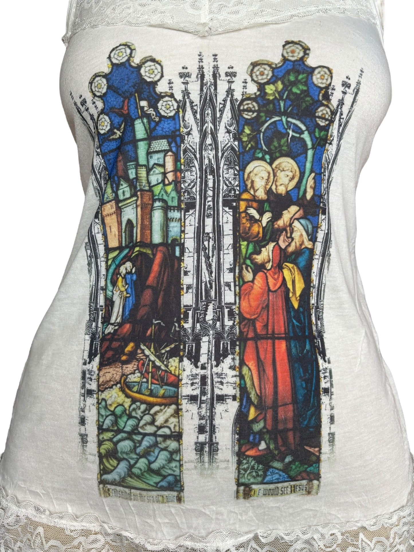 Cathedral Soft White Tank - M