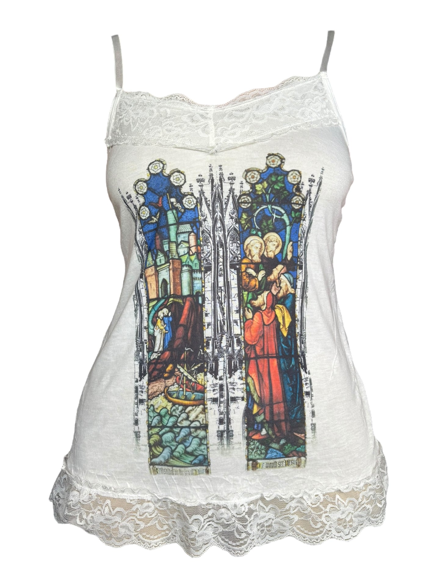 Cathedral Soft White Tank - M