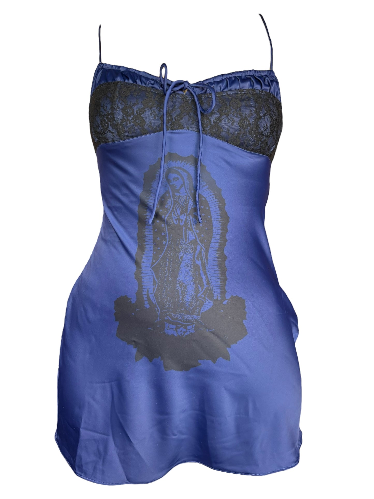 Virgen's Demise Dark Blue Dress - S/M