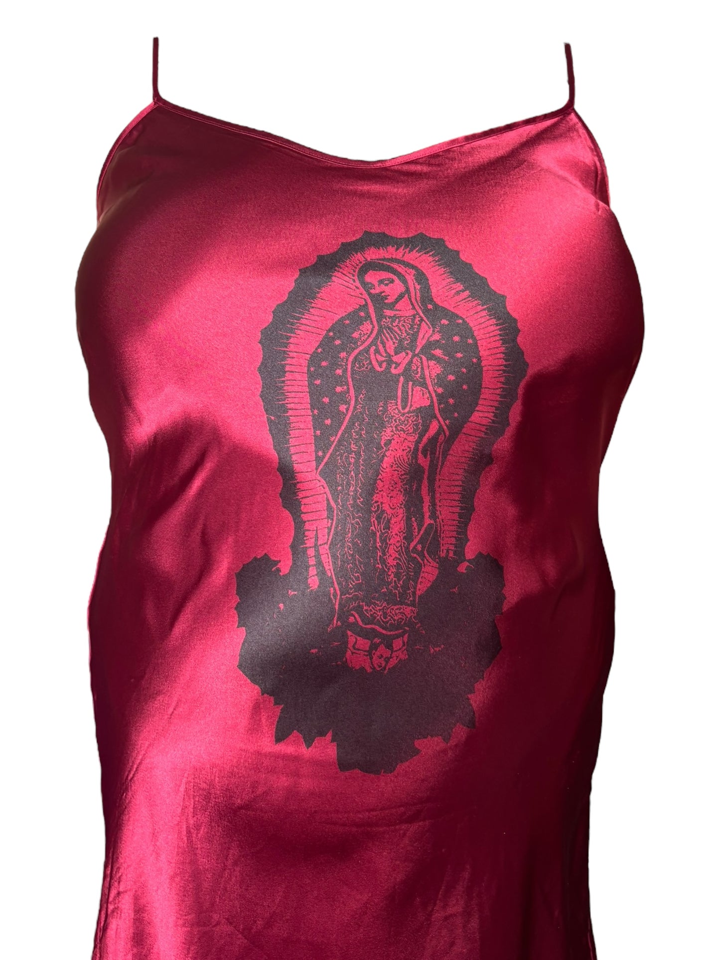 Virgen De Guadalupe's Shadow Red Dress - 3X