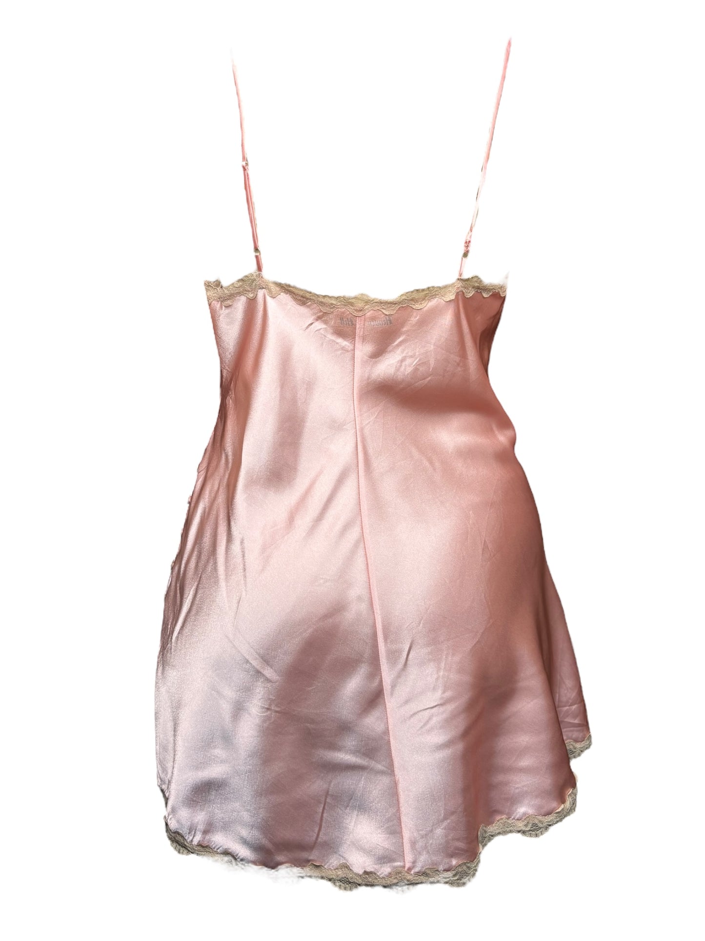 Cure My Brain Rot Pink Slip Dress - L