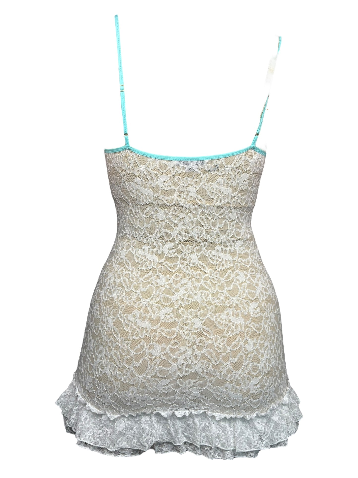 Antlers White Lace Dress - S/M