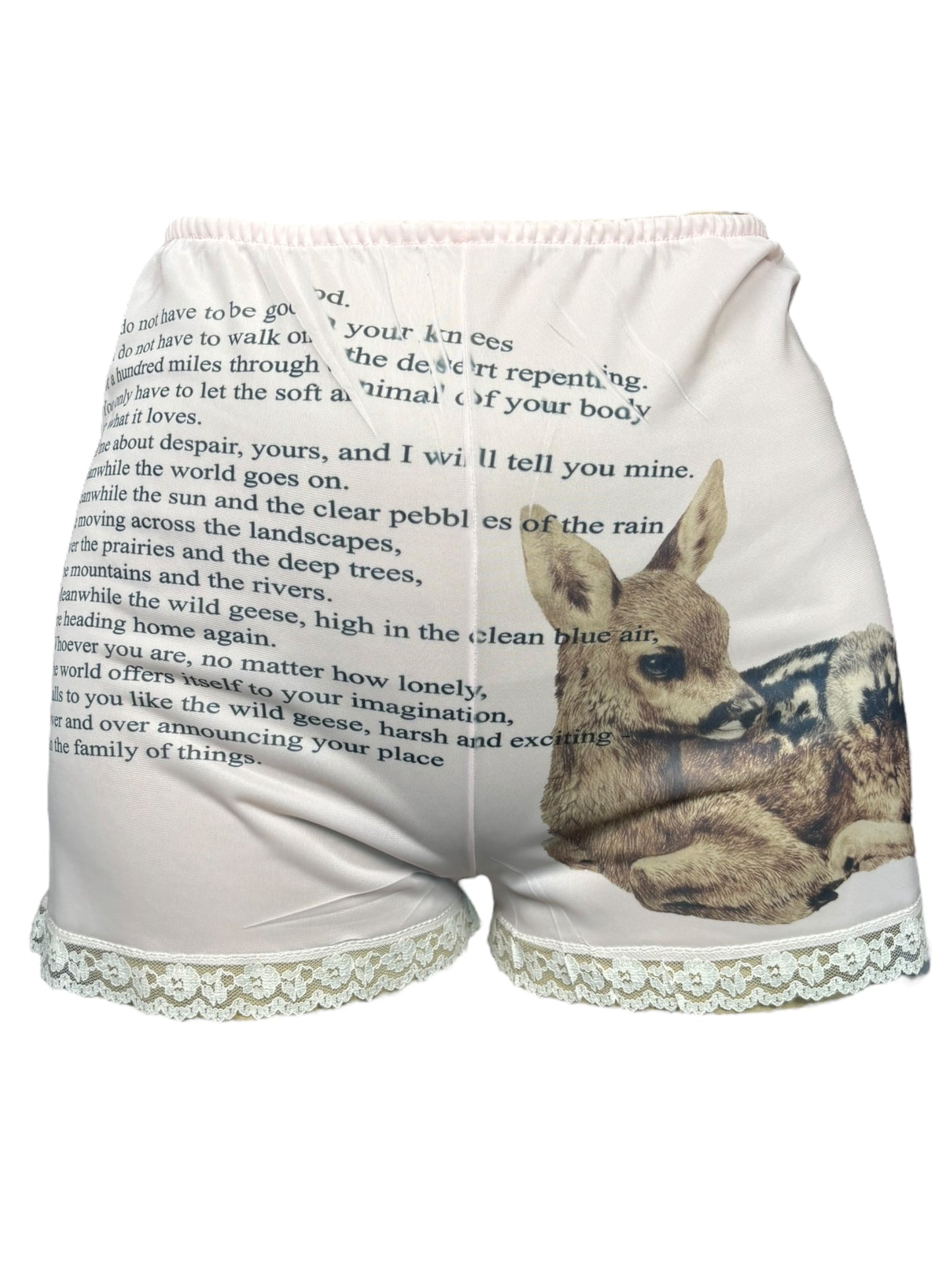 World Goes On Fawn Pink Shorts - S/M