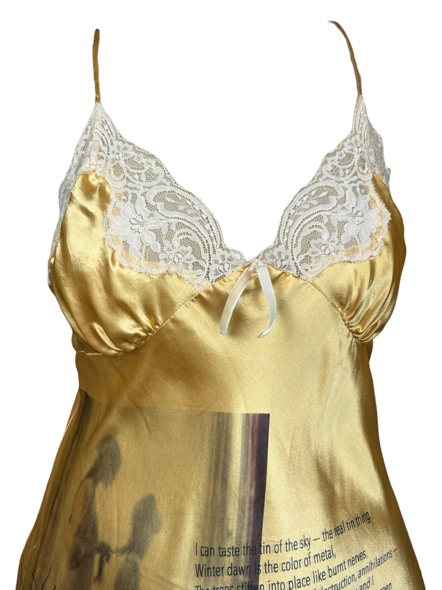 Mother Morphia Gold Slip Dress - M/L