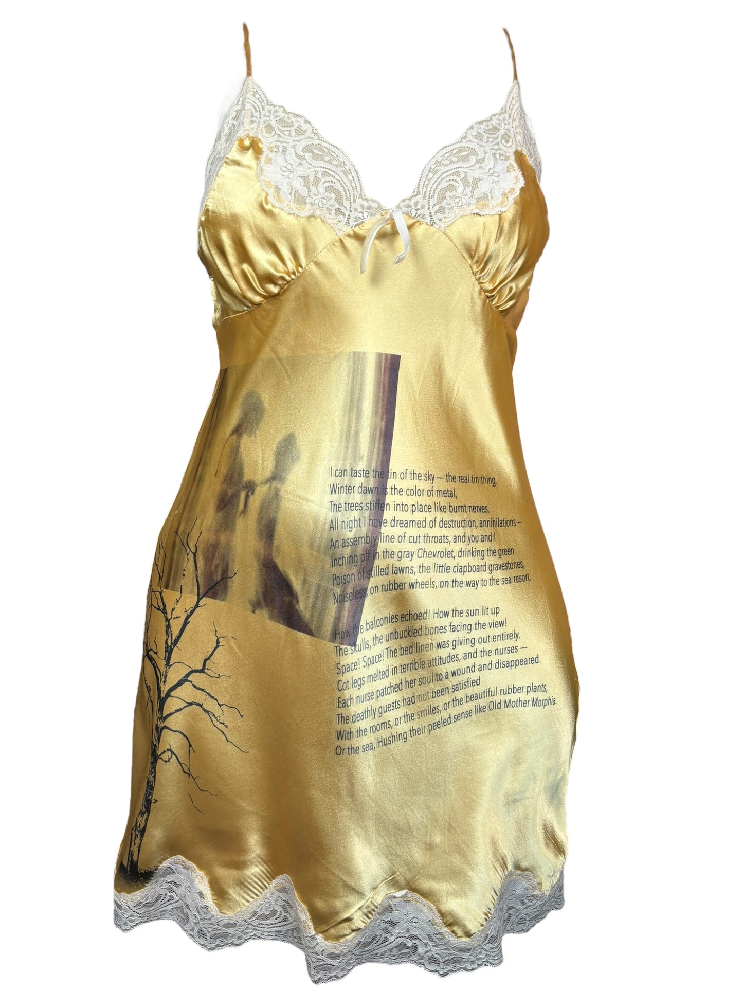 Mother Morphia Gold Slip Dress - M/L