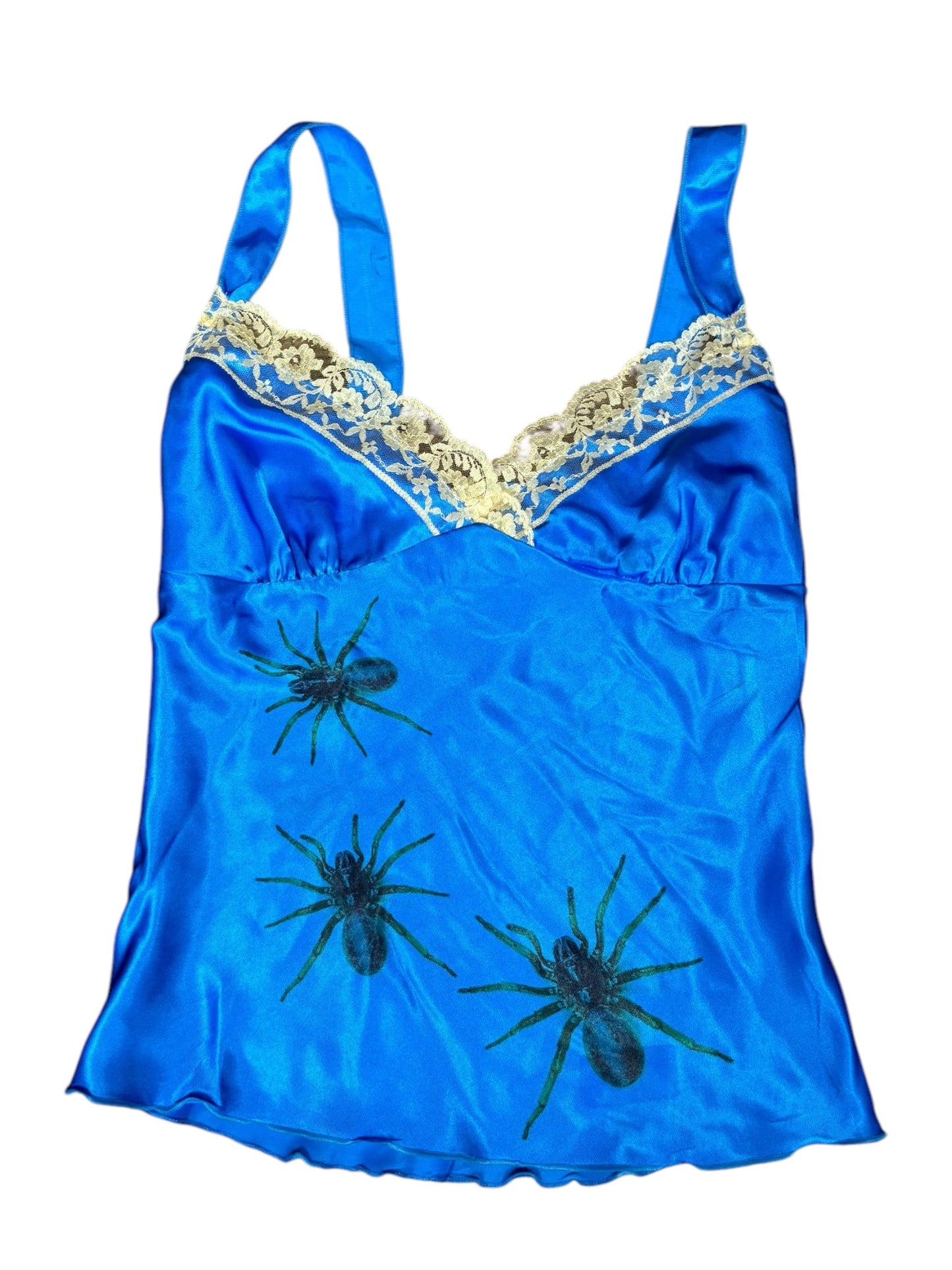 Creepy Crawler Bright Blue Slip Tank - S