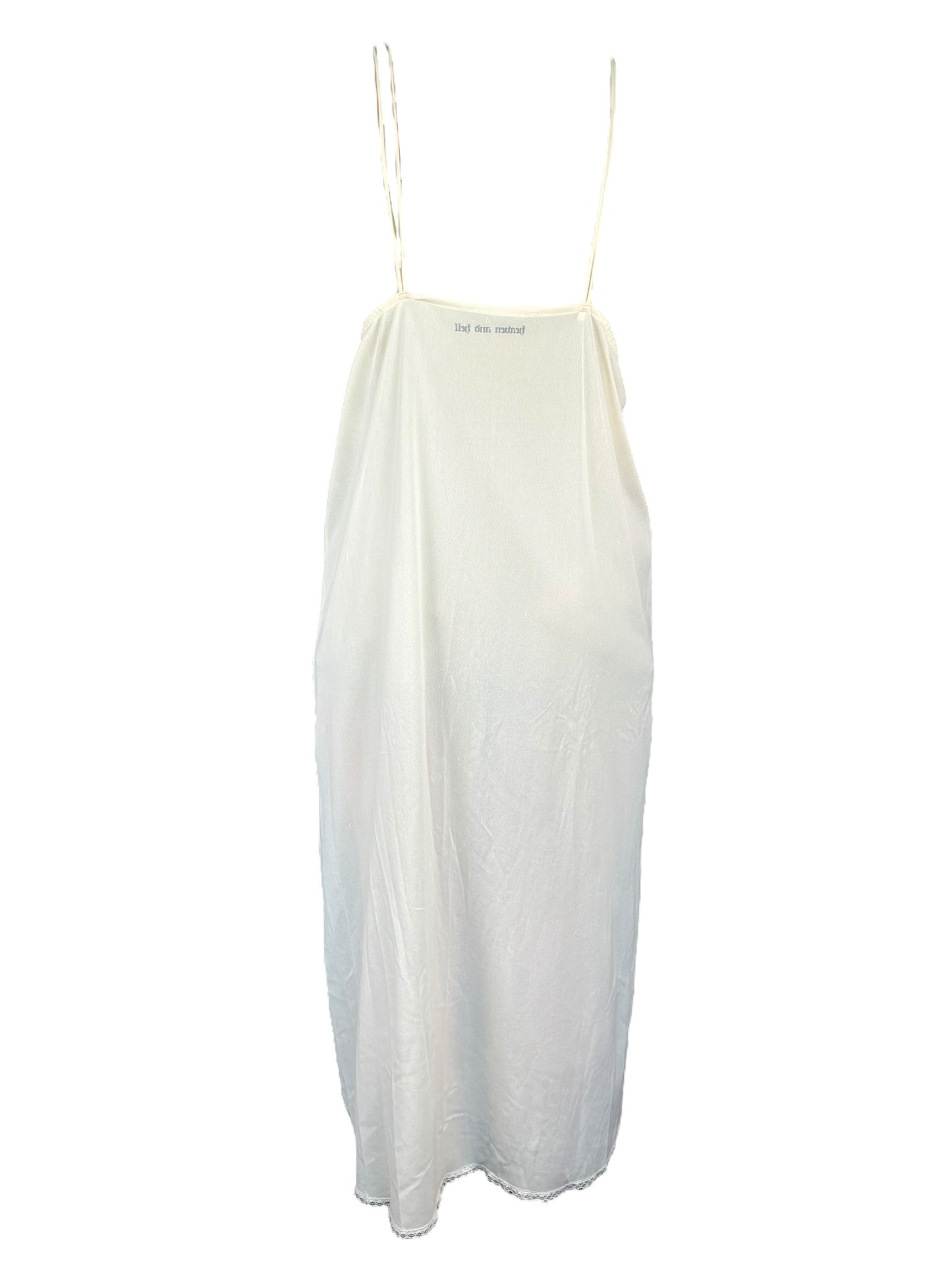 Life Is Metamorphosis White Slip Dress - XL