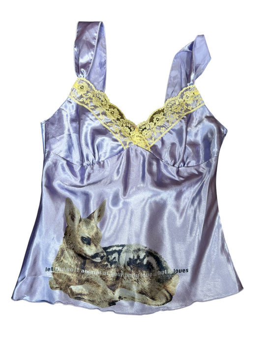 Soft Animal Lavender Top - S