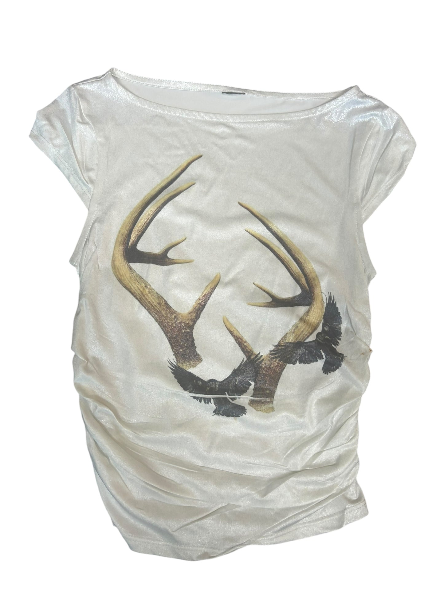 Horns In The Sky Glitter Top - XXS