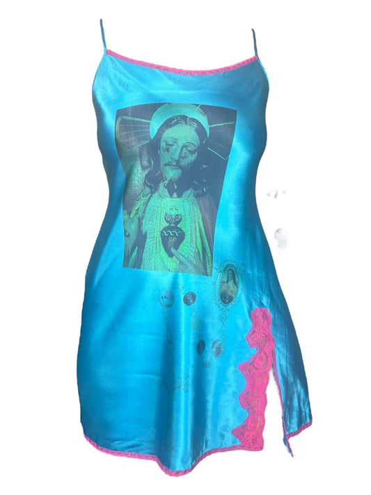 Martyr Me Electric Blue Mni Dress (Sample) - M