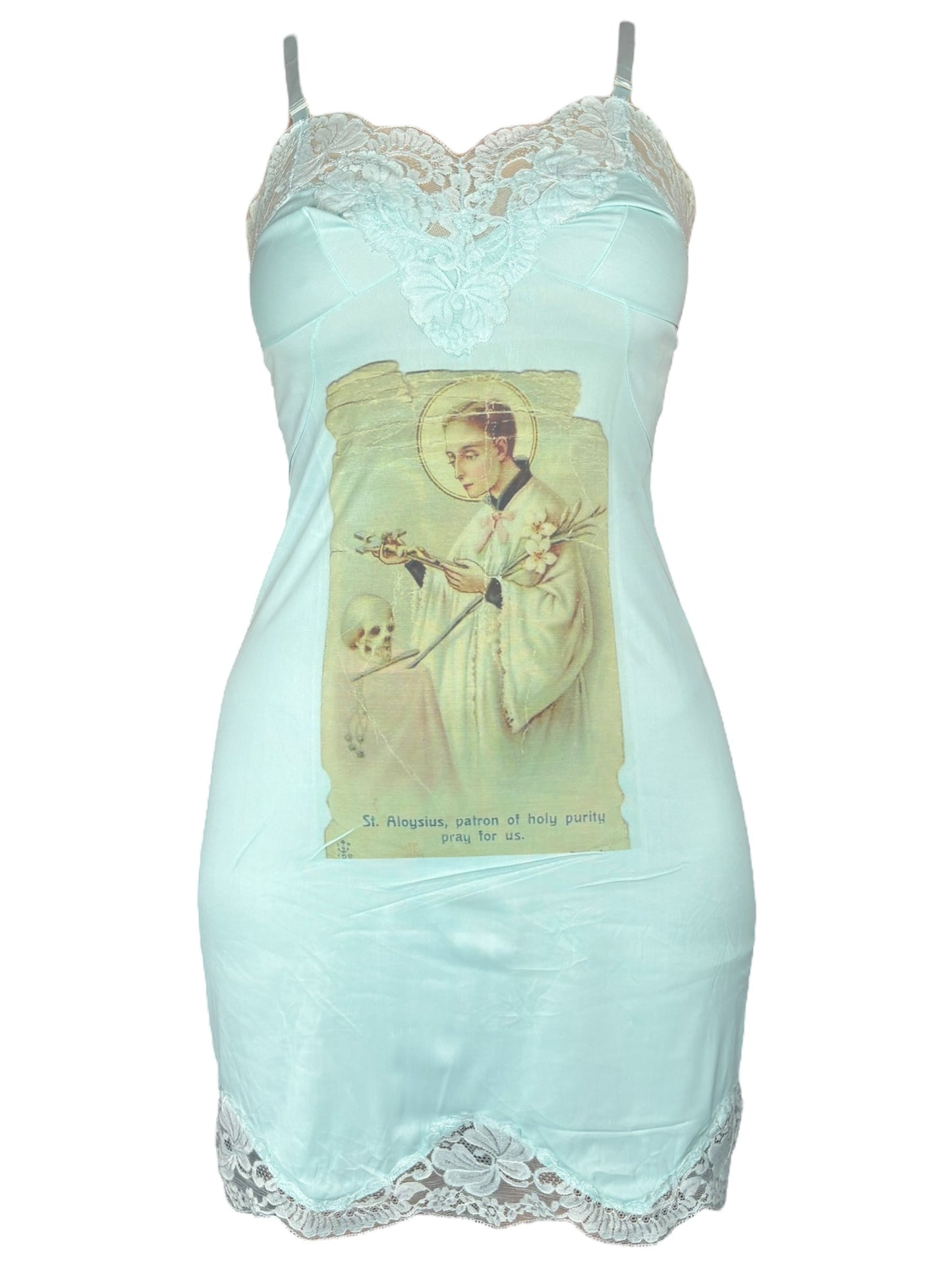 Holy Purity Blue Lace Dress - S