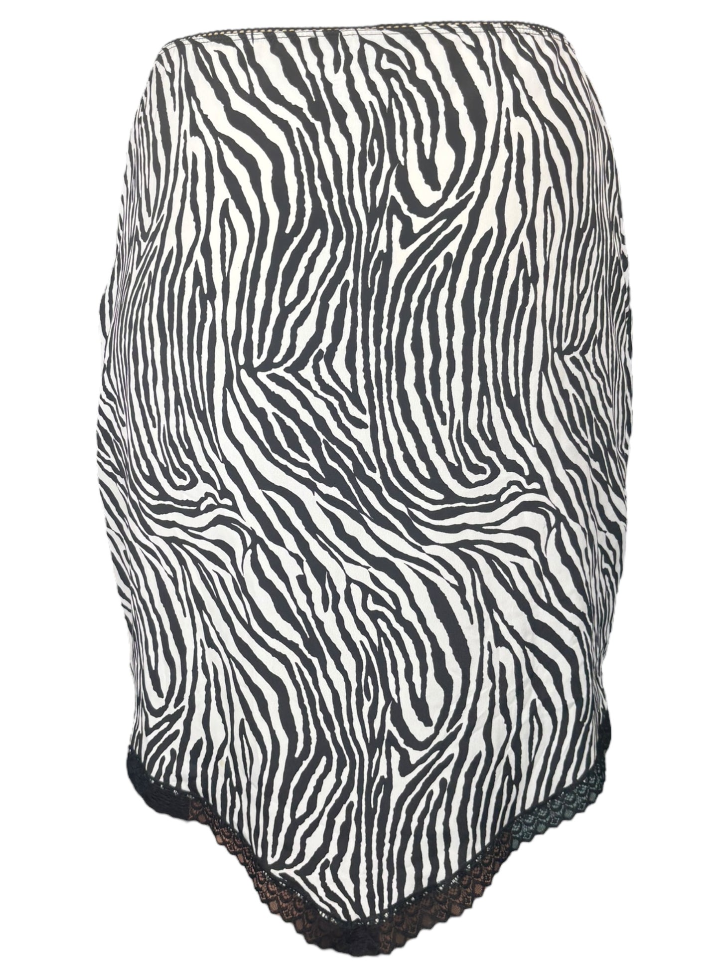 Vintage Zebra Print Skirt - M/L