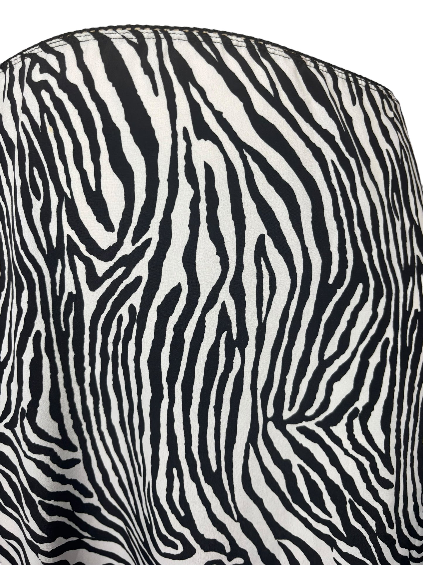 Vintage Zebra Print Skirt - M/L