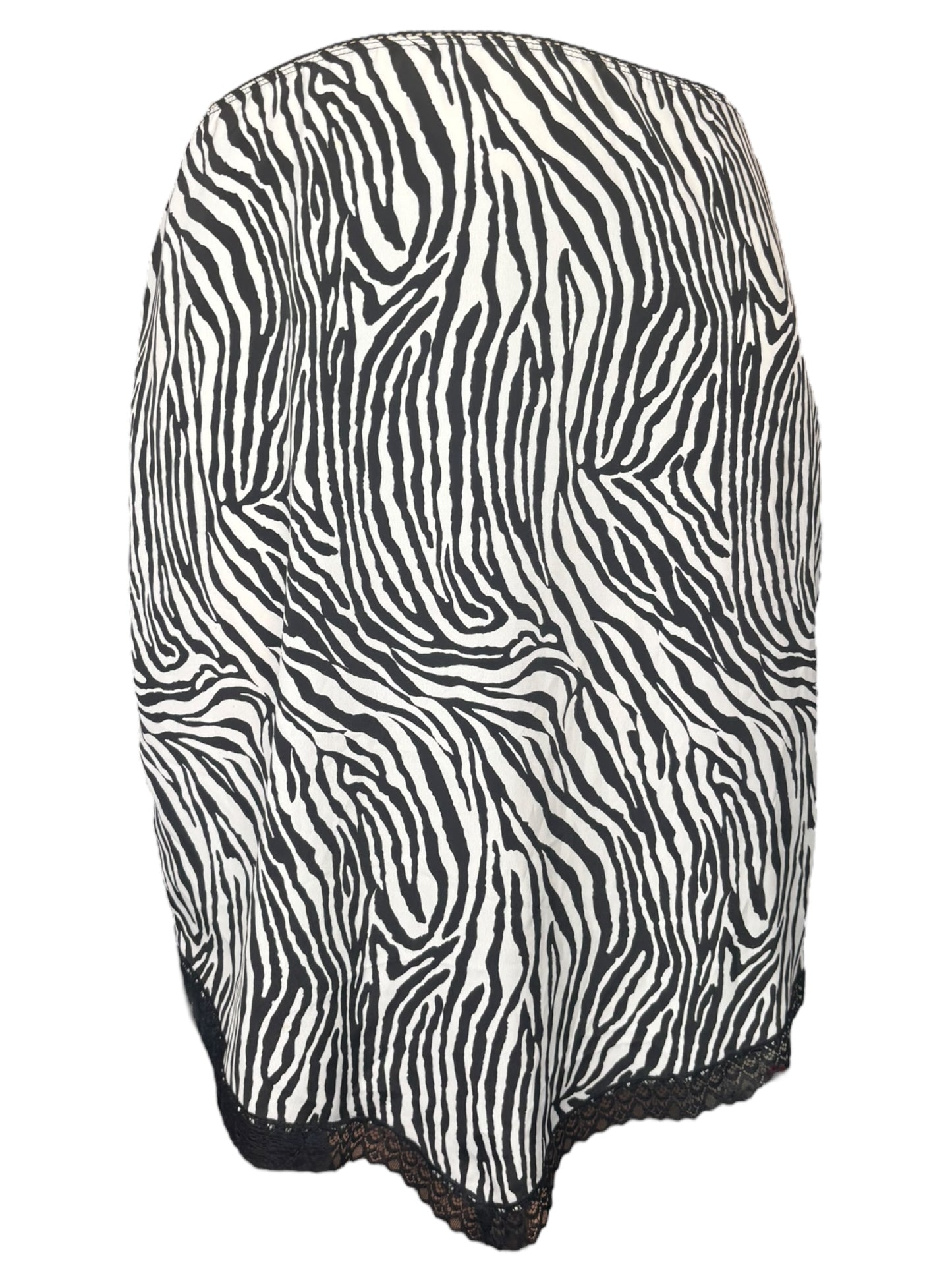 Vintage Zebra Print Skirt - M/L