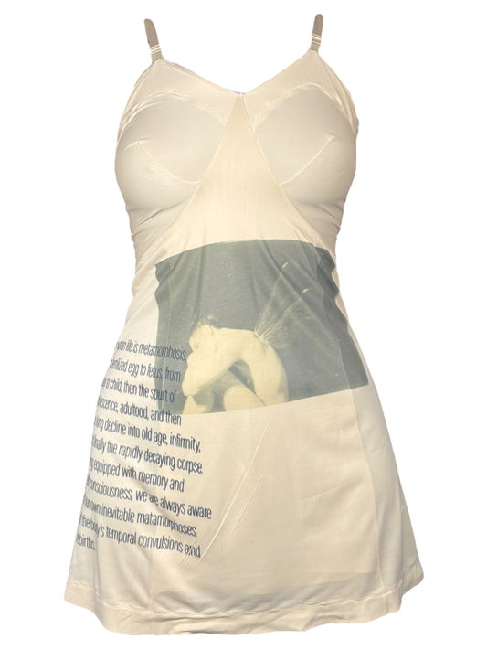 Metamorphosis Cream Slip Dress - S/M