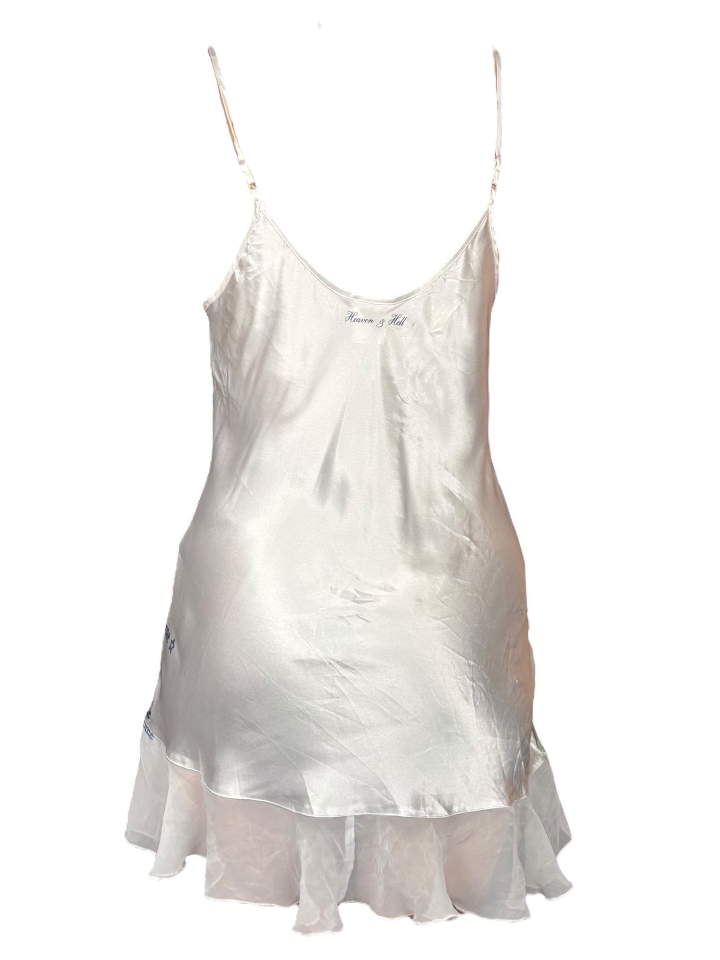 I Hear the Angels Singing White Slip Mini Dress - L/XL