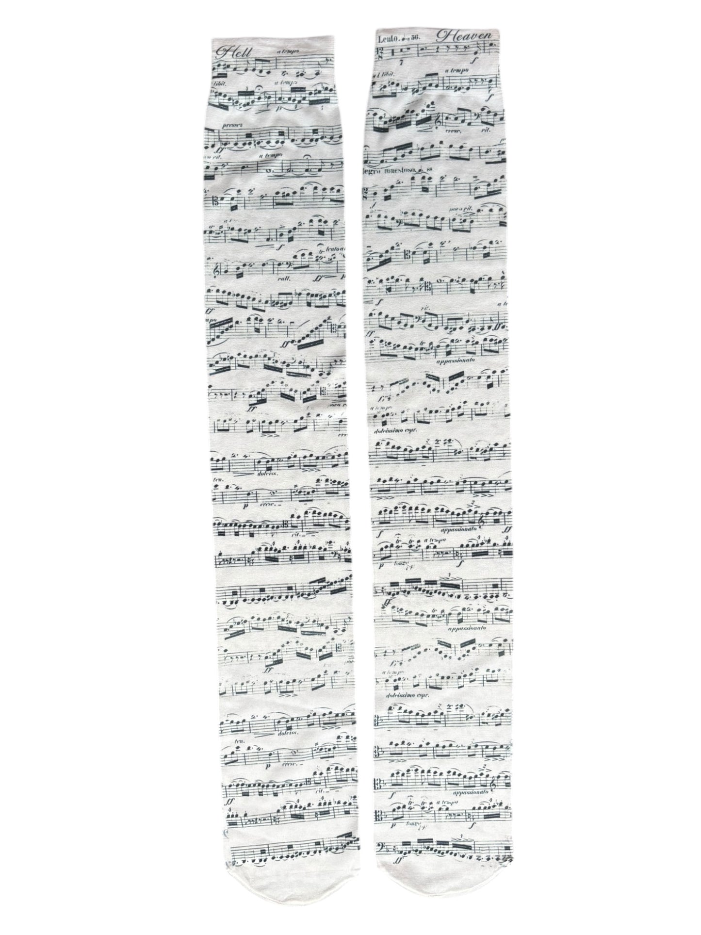 Sheet Music Socks *PRE-ORDER*