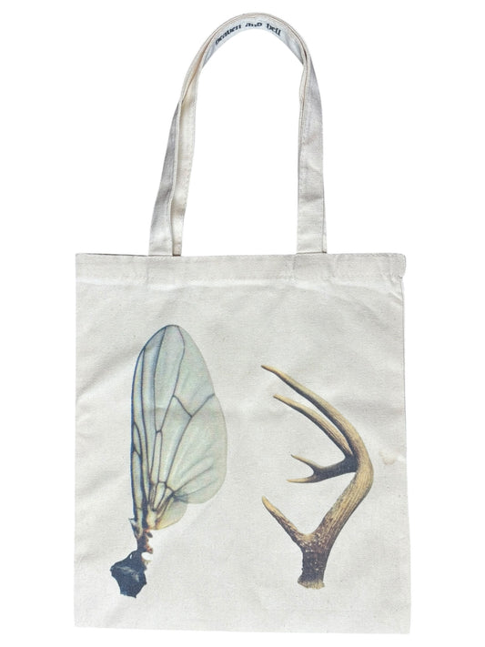 Winged Horn Tote Bag