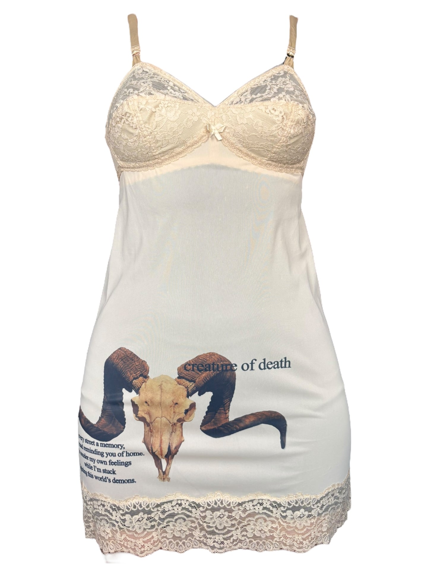 Creature of Death Tan Slip Dress - XS