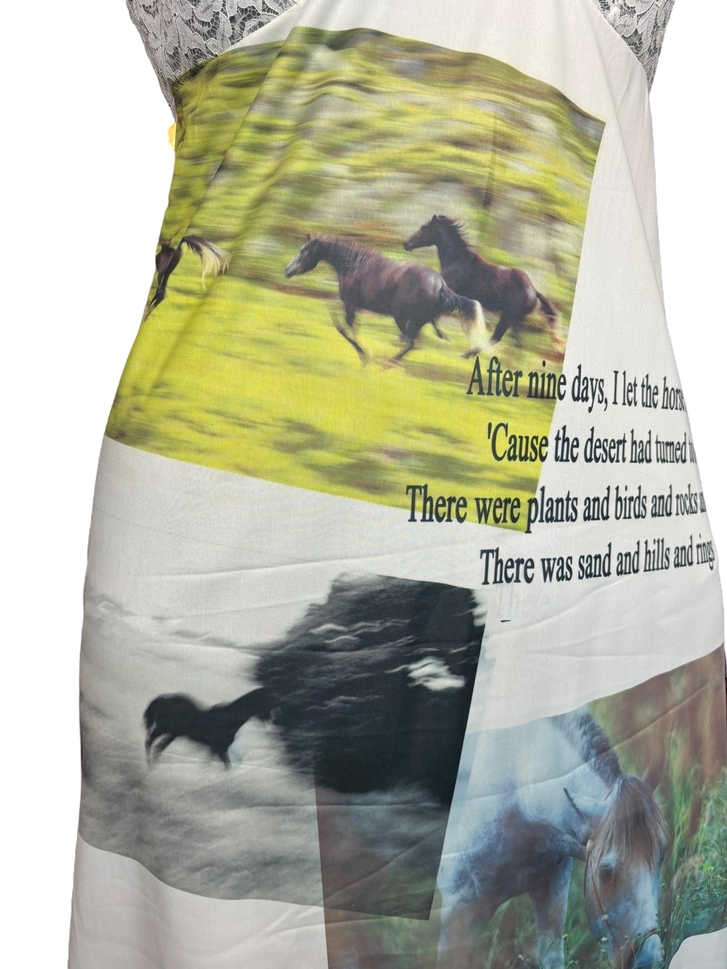 Horse with No Name White Slip Dress - L/XL