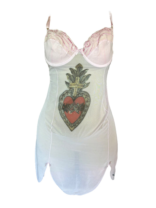 Sacred Heart Pink Dress - XL