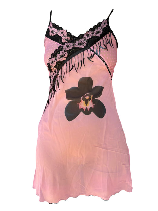 Pink Orchid Slip Dress - S