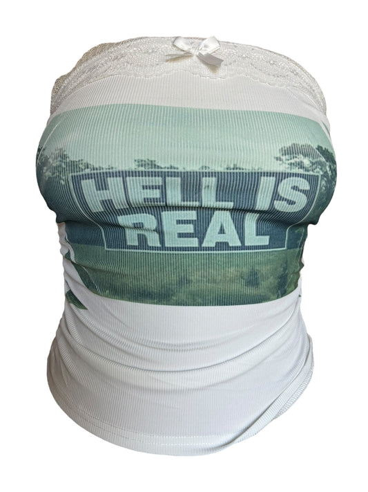 Hell Is Real Tube Top - XS