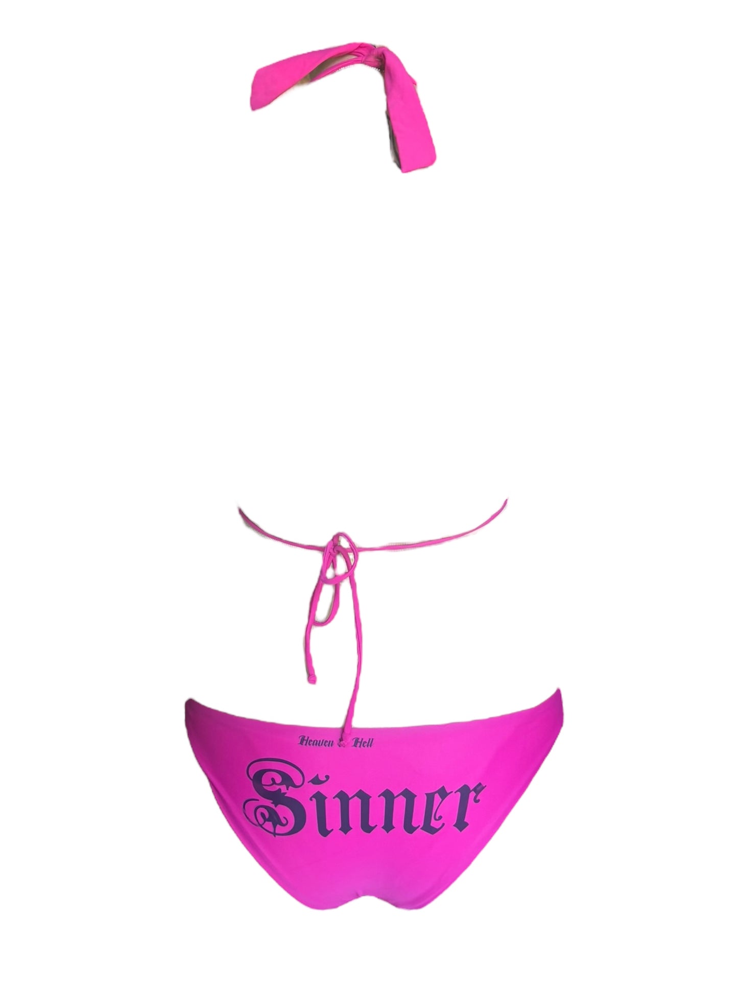 Nun of Your Business Pink Bikini - M