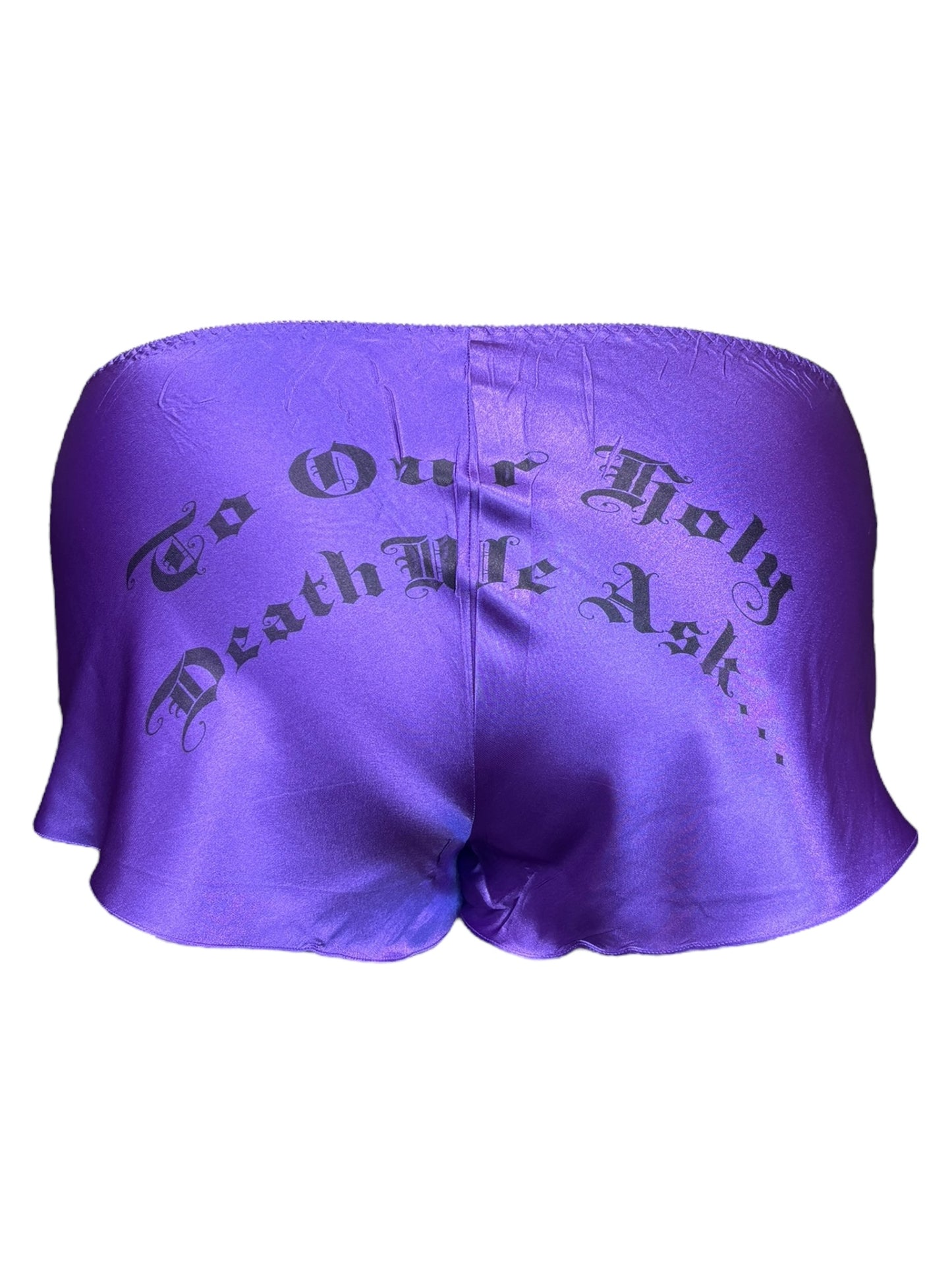 Praying Hands Purple Shorts - XL