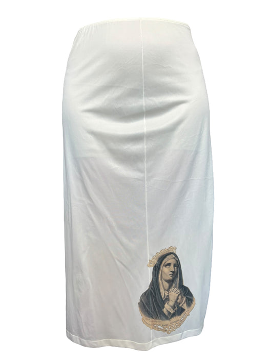 Mater Dolorosa Long Slip Skirt - L