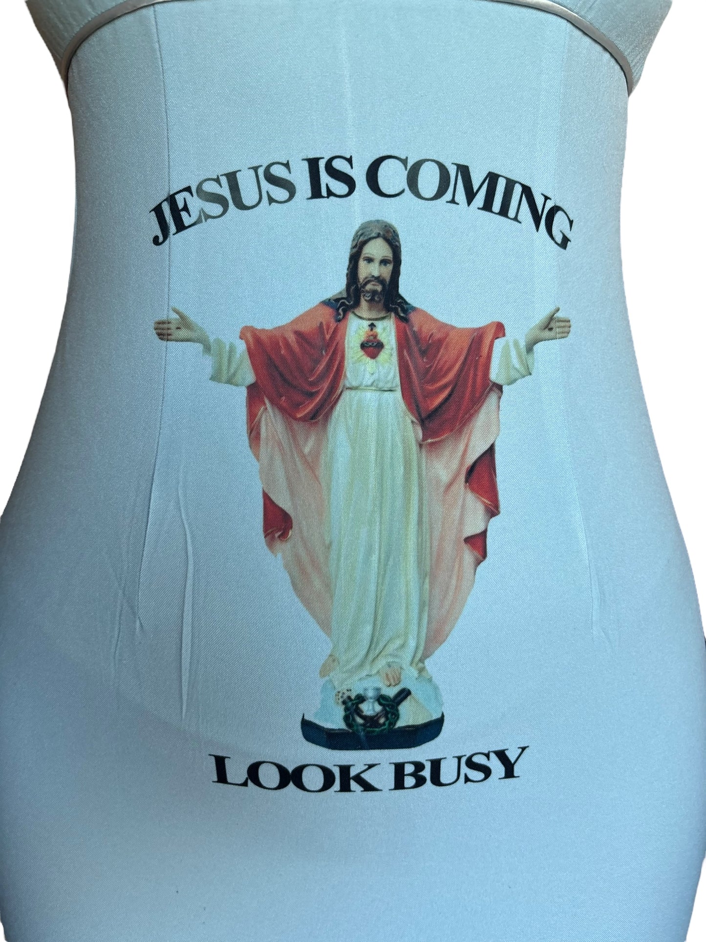 Jesus Is Coming Blue Dress - S