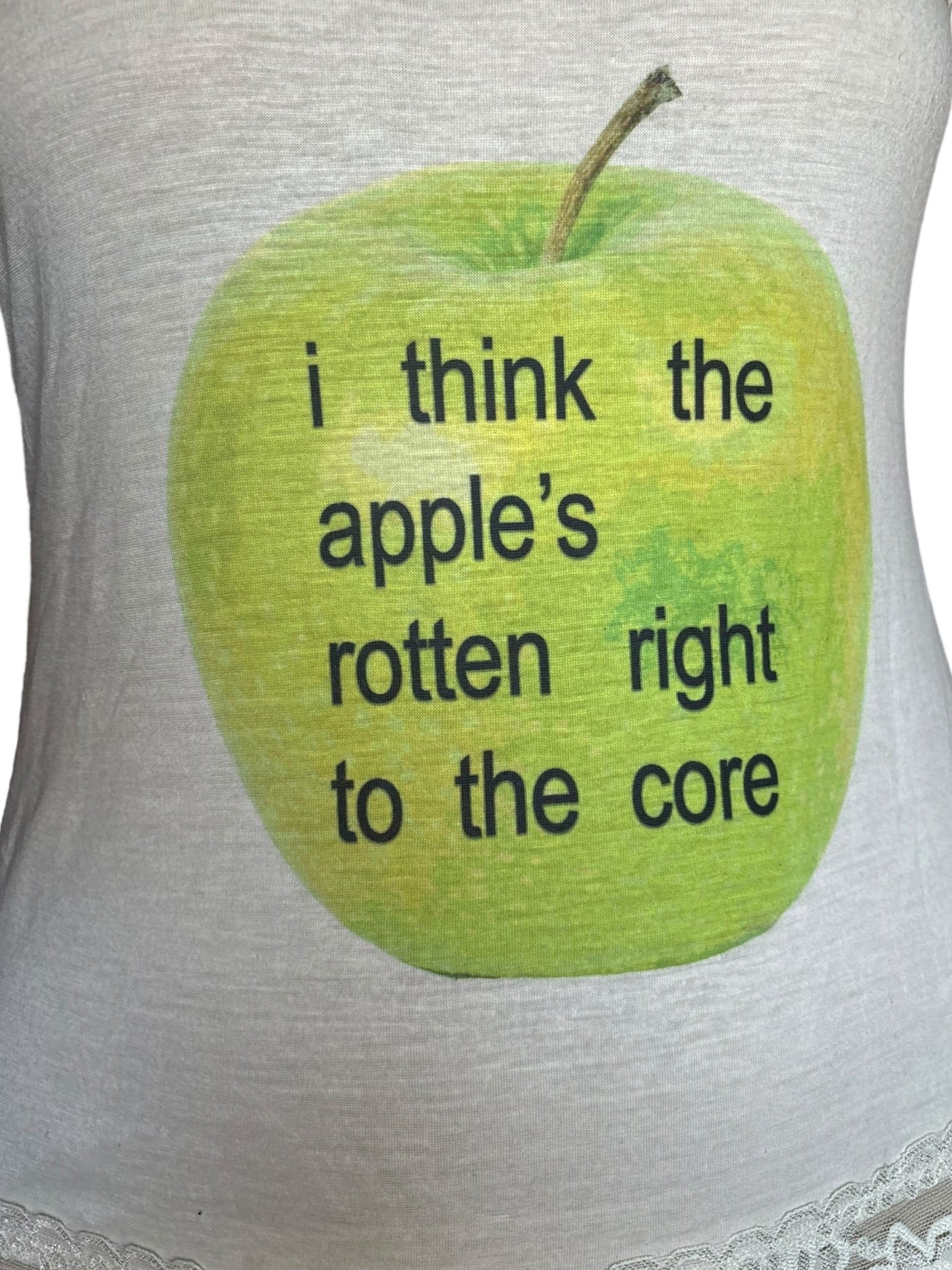 Rotten Apple Stretchy Top Tank - S