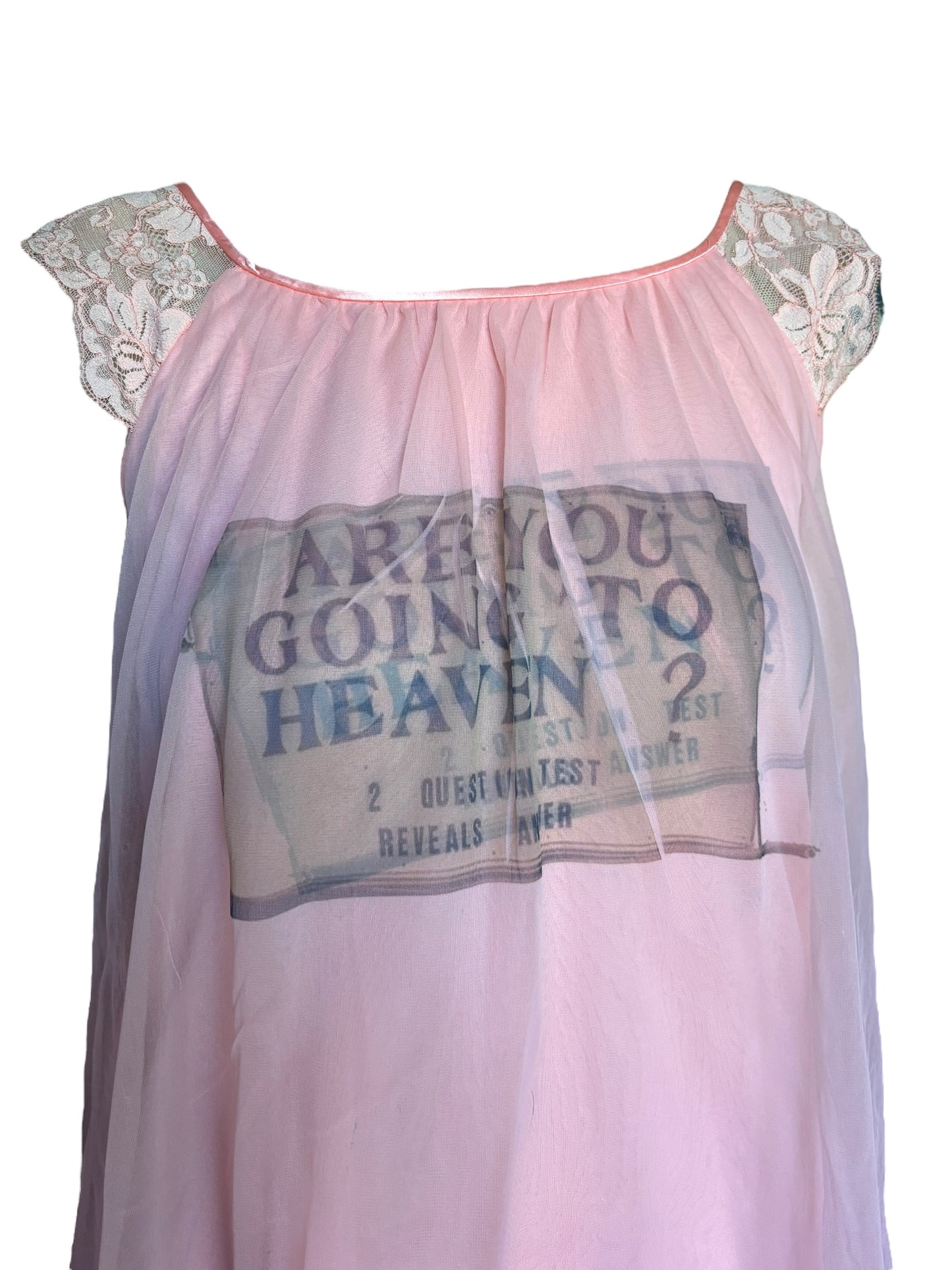 Are You Going to Heaven? Pink Nightie - L