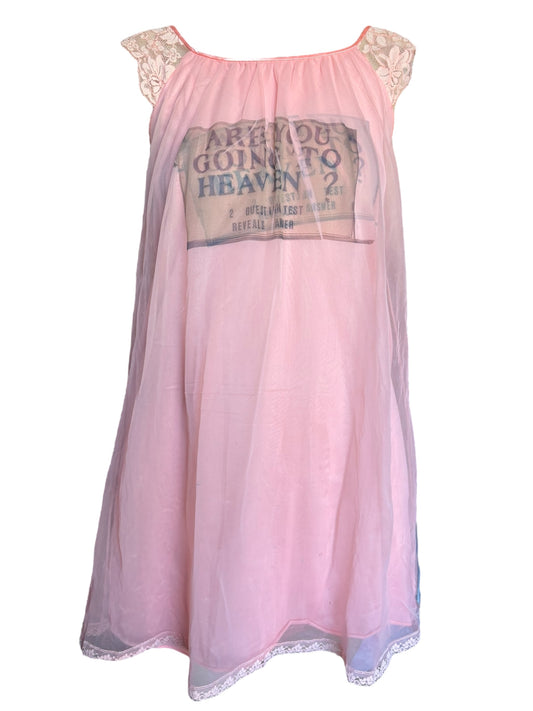 Are You Going to Heaven? Pink Nightie - L