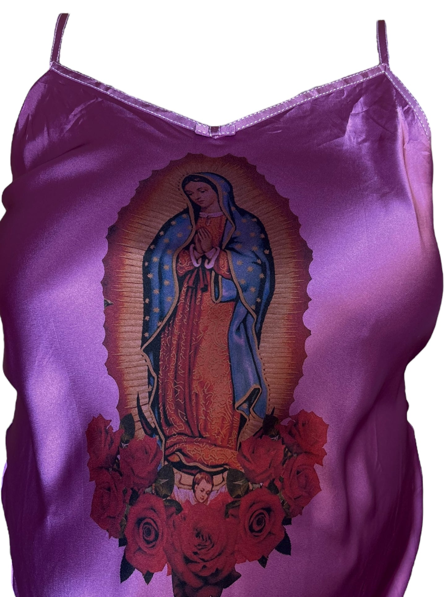 Virgen De Guadalupe Pink Dress - 2X