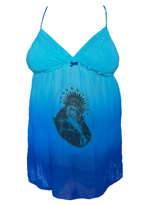 Mary Blue Ombre Dress - 2X/3X