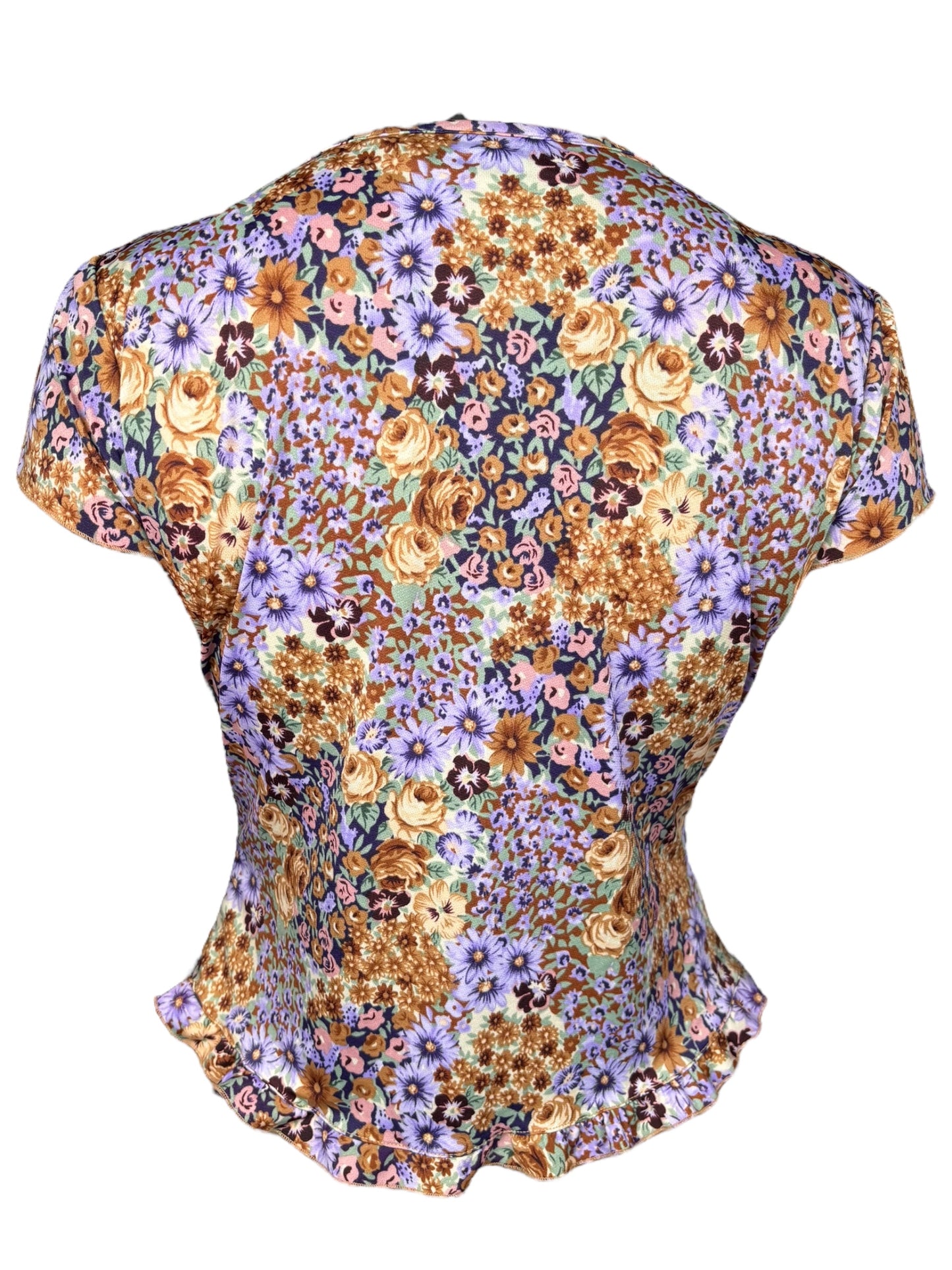 Vintage Flower Blouse - L