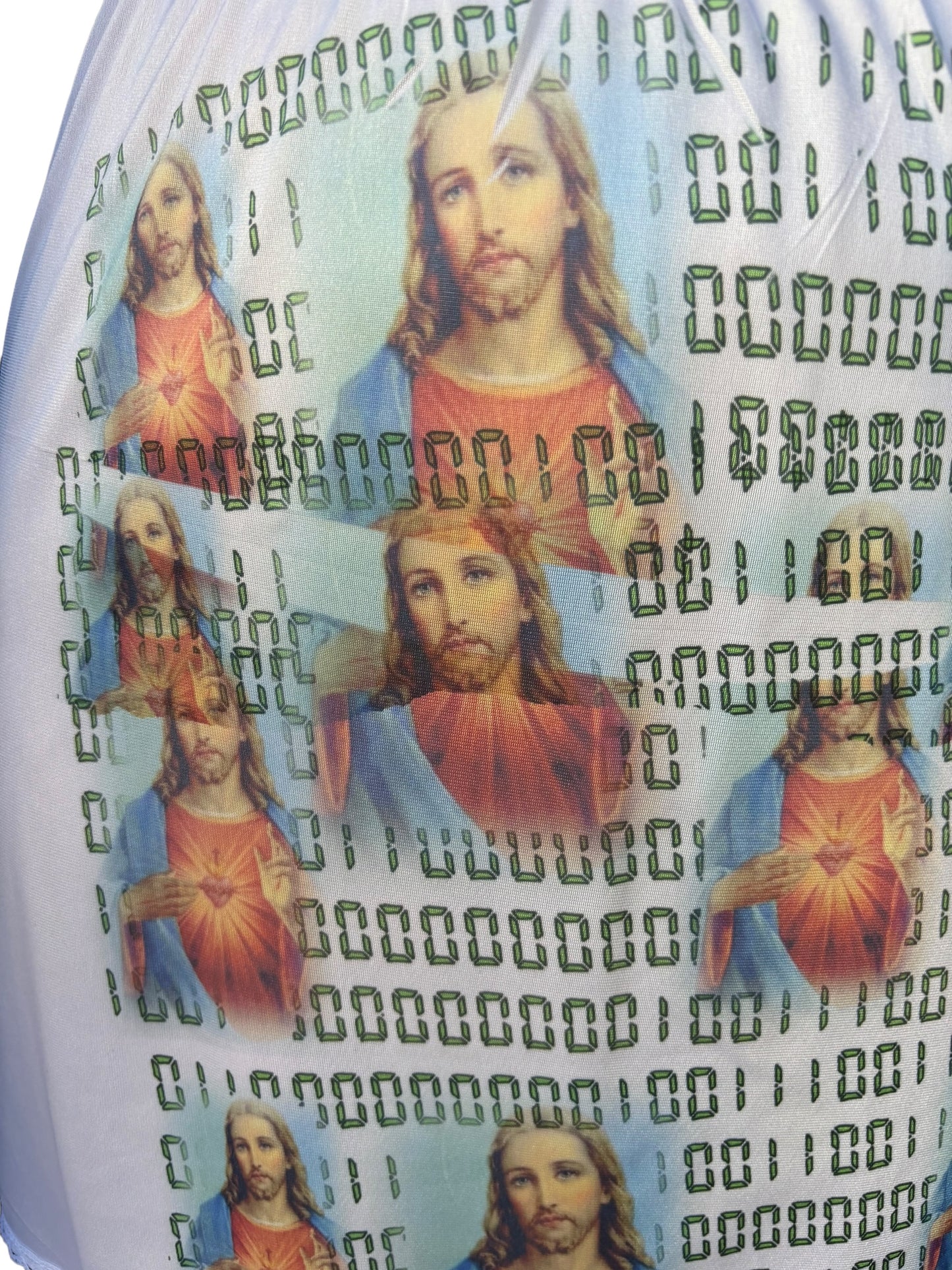 Binary Jesus Mini Skirt - M