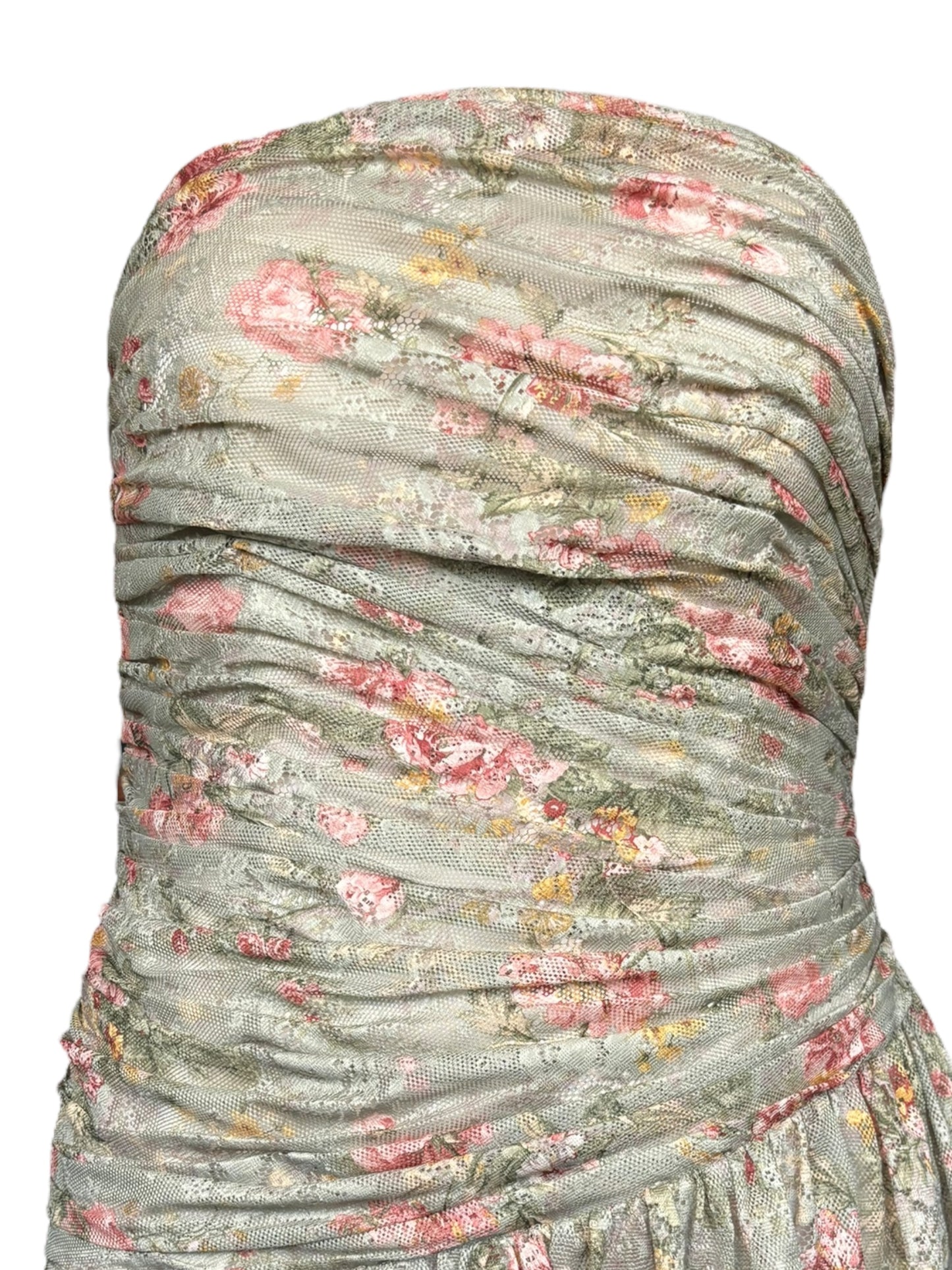 Vintage Miss Sixty Floral Drop Waist Dress - L