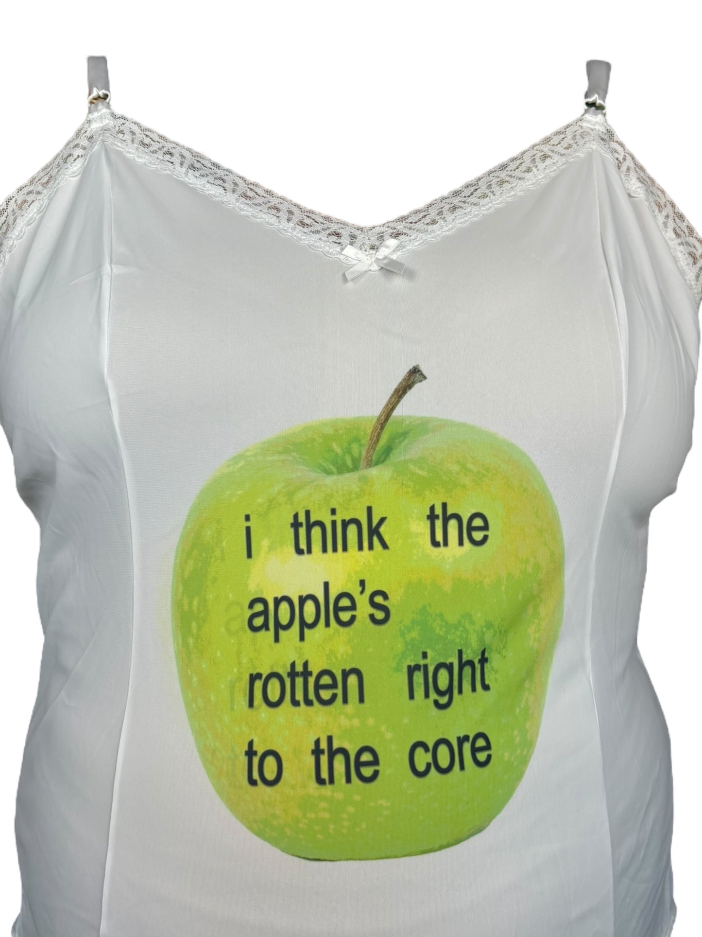 Brat Apple White Tank - 3X