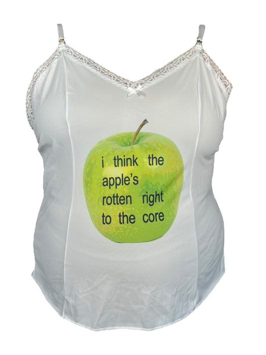 Brat Apple White Tank - 3X