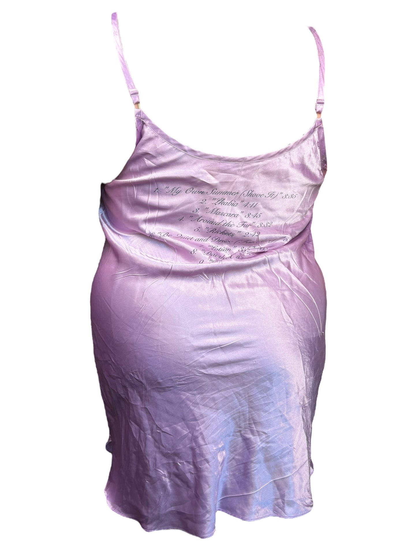 Deftones Champagne Pink Slip Dress -2X/3X