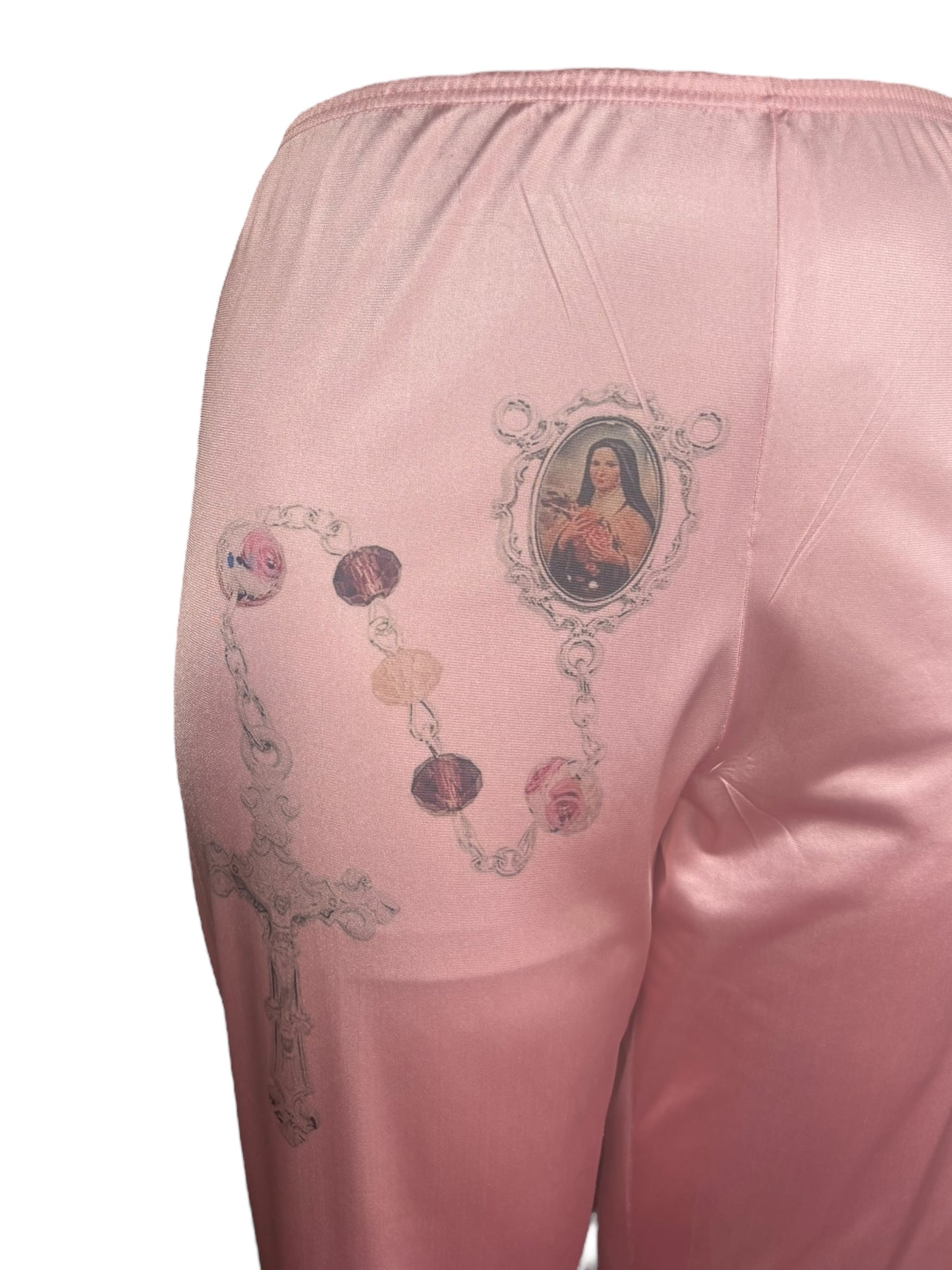 Rosary Pink Pants - L/XL