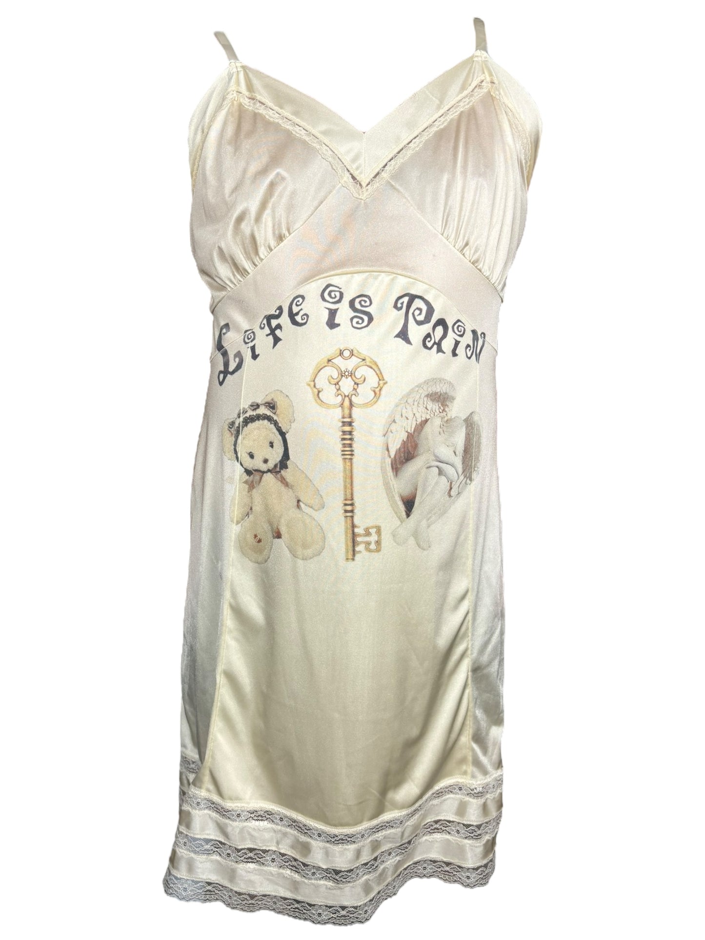 Life is Pain Cream Dress - 3X