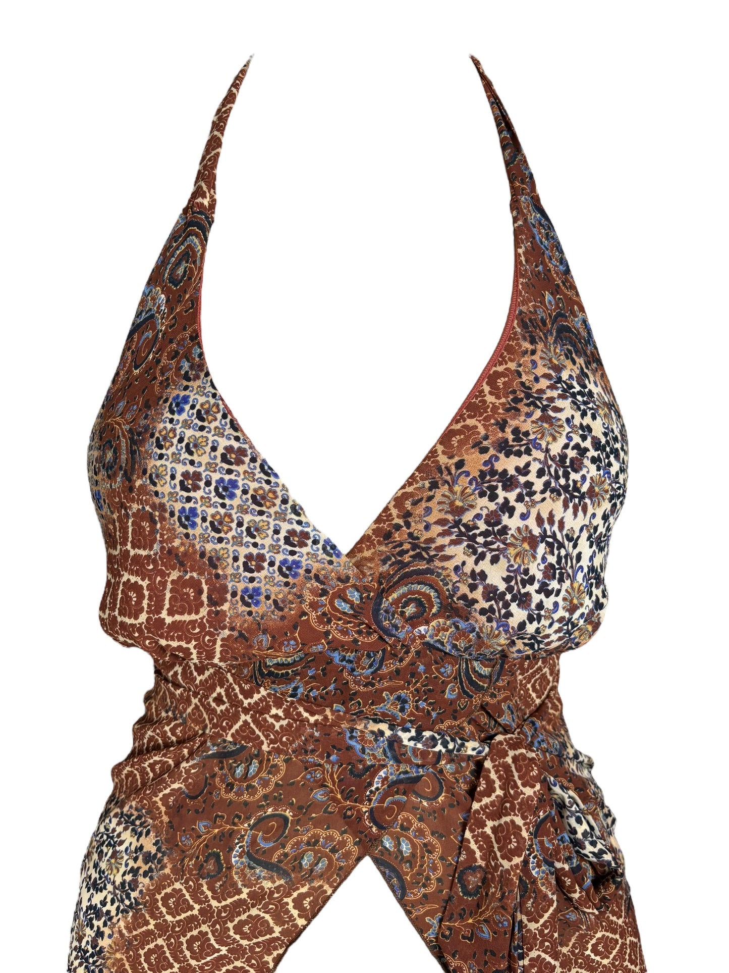 Vintage xi Fairy Halter Brown - S