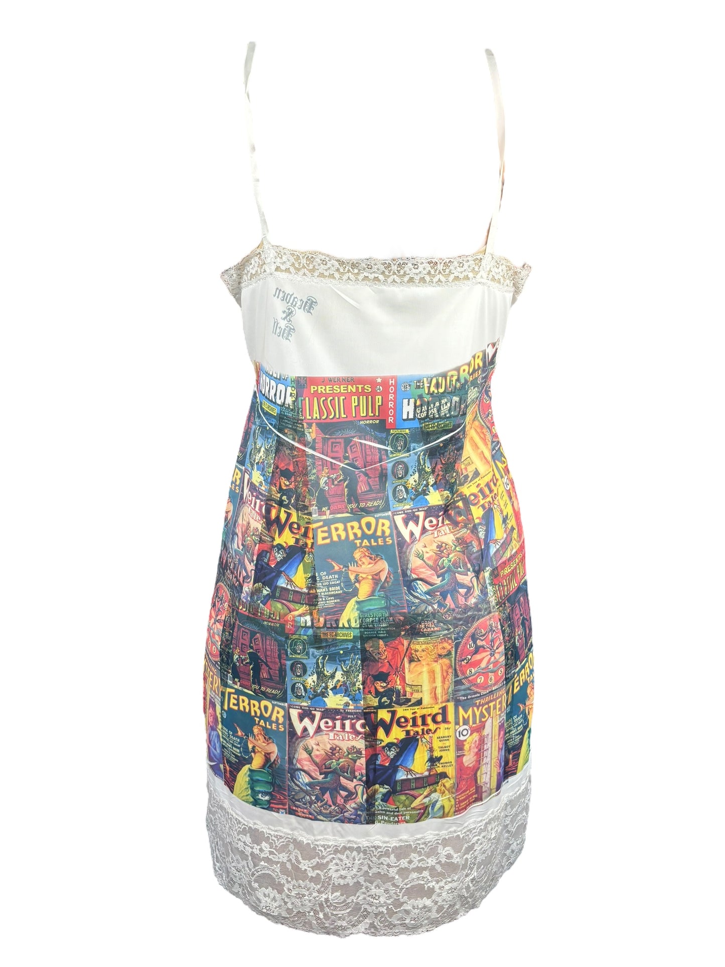 Weird Tales White Slip Dress - M/L