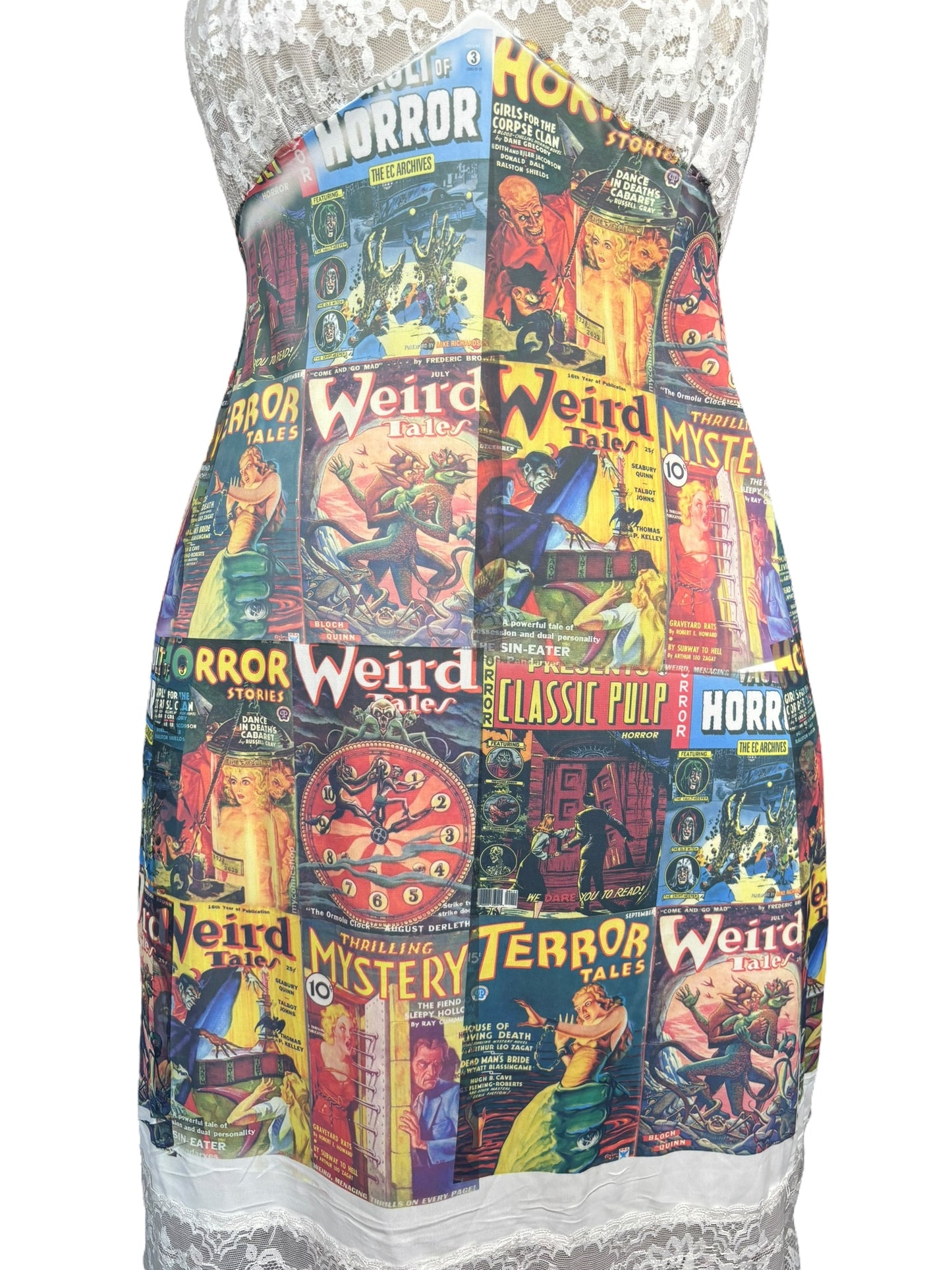 Weird Tales White Slip Dress - M/L